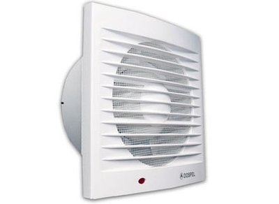 Ventilator banjoje Dospel Home 200, me litar për me e ndez, 15W, i bardhë