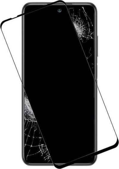 Xham mbrojtës Crong 7D Nano Flexible Glass për Xiaomi Redmi Note 10 5G, hibrid 9H, transparencë e lartë