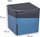 Dezumidifikues Wenko Cube 500 g, pa drita, për 16 m², blu