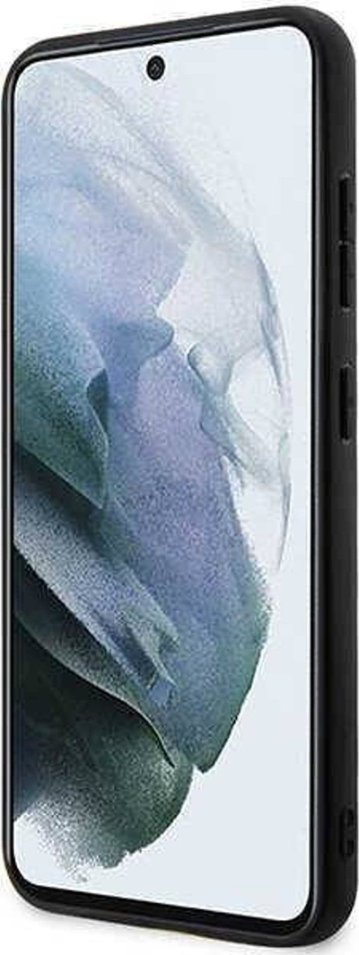 Mbrojtëse telefoni Karl Lagerfeld Karl and Choupette, për Samsung Galaxy S23 Plus, PU Saffiano, e zezë