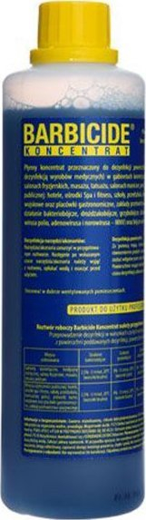 Solucion dezinfektues Barbicide kundër kërpudhave dhe viruseve, 473 ml, blu