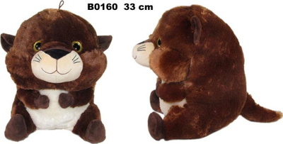 Lodër pelushi Sun-Day Otter Ball, 33cm, e kaftë e errët