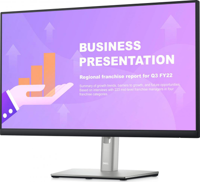 Monitor Dell P2722HE (210-AZZB), 27", Full HD, i zi/i argjendtë