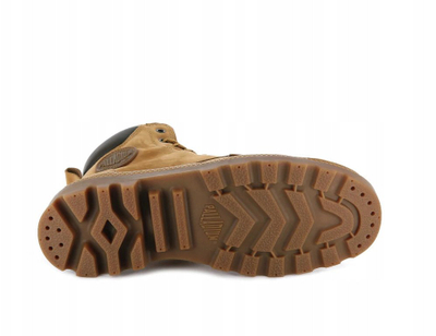 Çizme Palladium Pampa Sport Cuff WPS, lëkurë nubuck, të papërshkueshme nga uji, kafe