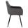 Kolltuk Latrell 55x57x84Hcm (HM8582.01), gri/ zezë