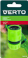 Lidhës për zorrë uji Verto 15G720, 1/2'', i gjelbërt