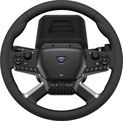 Set timoni lojërash HORI Truck Control System, force feedback, për PC, i zi