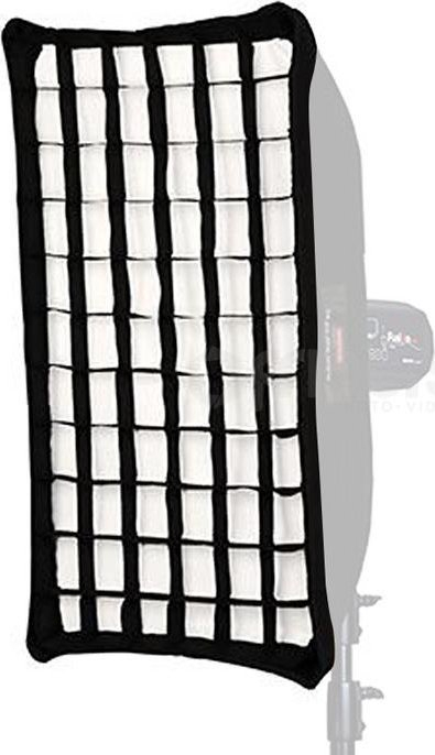 Grid huall mjalti Aurora për softbox 40 x 180 cm, i zi