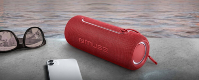 Bokë portative Muse M-780 BTR, 20W, Bluetooth, e kuqe