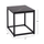 Set tavolina anësore Grelay 2-pjesësh MDF & metal 45×45×50 cm (HM8762.13)