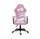 Karrige gaming Huzaro Force 4.4 Pink Mesh, ergonomike, mban deri 130 kg, rozë me të bardhë