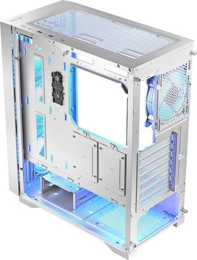 Kuti kompjuteri Logic Concept Dart Pro ARGB, MIDI Tower, me 4 ventilatorë ARGB, e bardhë