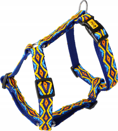Shapllon për qen DINGO Guard Winnetou, madhësia S, 24-45 cm, blu me shumë ngjyra
