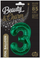 Balonë folie B&amp;C numri 3, 85cm, jeshile bottle