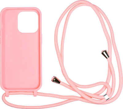 Mbrojtëse telefoni Mobile Origin Lanyard, për iPhone 14 Pro, me rrip, rozë