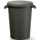 Kontejner plastik SMOOTH, 80L, me doreza dhe kapak, i zi