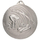 Medalje noti Victoria Sport MMC3074, çelik, 70mm, argjend