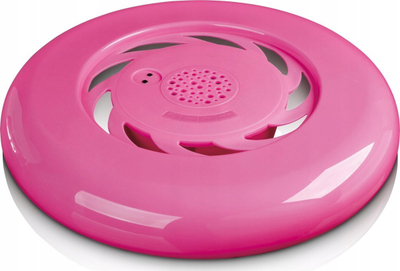 Frisbi Lenco AFB-100, altoparlant Bluetooth, plastikë e lehtë, rozë