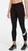 Legginsa për gra Nike Sportswear Essential Swoosh CZ8530 010, poliestër, brez elastik, të zeza