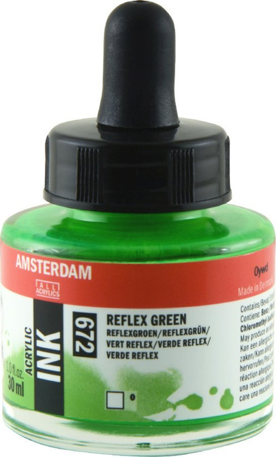 Bojë akrilike Amsterdam Acrylic Ink, 30ml, Reflex Green