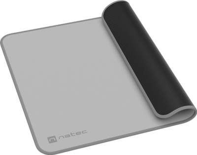 Mouse pad Natec Colors Series Stony Grey NPO-2086, madhësi e mesme, antirrëshqitës, gri