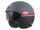 Helmetë moto CASSIDA Oxygen 2.0 Jawa OHC, e hapur, gri matt kuqe zezë bardhë