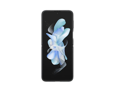 Mbështjellës për Samsung Galaxy Z Flip 4 lekurë, e zezë