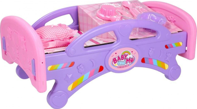 Shtrat kukullash Mega Creative BED FOR DOLLS, set gjërash, plastik, shumëngjyrësh