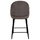 Stol mesatar 55x62x105Hcm (HM8586.01), gri/ zezë