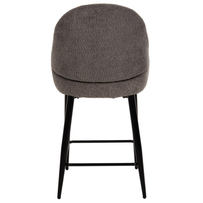 Stol mesatar 55x62x105Hcm (HM8586.01), gri/ zezë