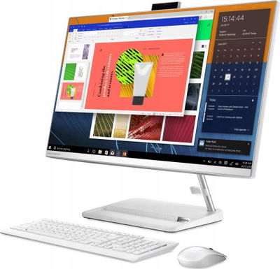 Kompjuter AIO Lenovo IdeaCentre 3 27ALC6, 27" FHD, Ryzen 5 7530U, 16GB RAM 512GB SSD, i bardhë