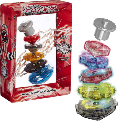 Set lodrash rrotulluese Lansay Totem Infernal Power, LED me drita, për kalamaj 7+, shumëngjyrësh