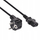 Kabllo rrymë Akyga AK-PC-08S, CEE 7/7 / IEC C13, 3x1.5mm², 10m, e zezë
