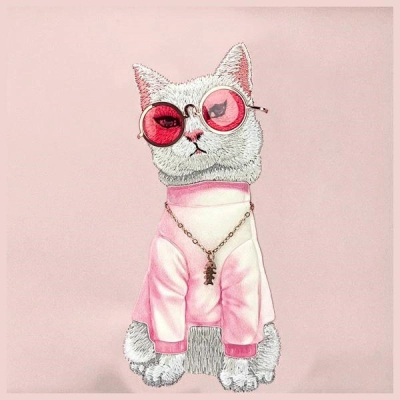 Çantë crossbody Nimmy N-YJ-XB-04 Cool Cat, që s’e merr uji shpejt, rozë e çelët
