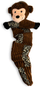 Lodër pelush Party Pets Flat Head, 80 cm, shumëngjyrëshe