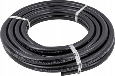 Zorrë kompresori Rockforce, gome pneumatike, 8x15mm, 10m
