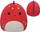 Lodër pelushi Squishmallows Dolan Red Dino, 7.5", 20 cm, e kuqe
