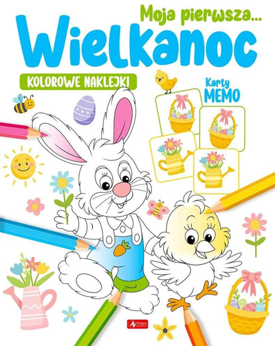 Libër me aktivitete për kalamoj “My First Easter”, me ngjitëse dhe faqe për ngjyrosje, me shumë ngjyra