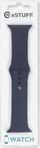 Rrip ore Apple eSTUFF ES660123, silikon, për Apple Watch, blu