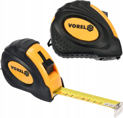 Метар метален Vorel 5m, 25mm, со две блокирања
