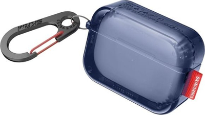 Kukë kufjesh Skinarma Saido për AirPods Pro 2, me karabiner, blu e errët