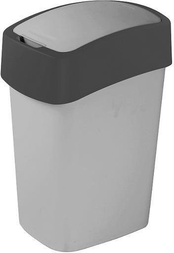 Kosh i mbeturinave Curver Pacific Flip, 10 l, i hirtë