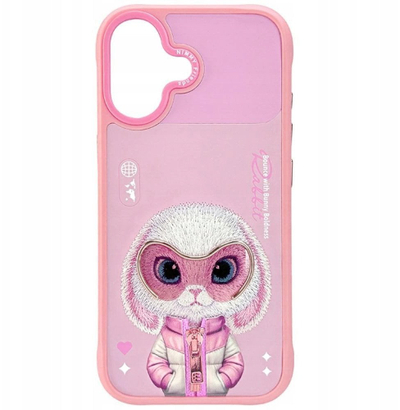 Kapak telefoni Dog &amp; Bone Case Nimmy Cool&amp;Cute 2.0 Rabbit, për iPhone 17, rozë
