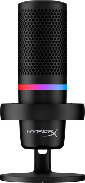 Mikrofon HyperX DuoCast 4P5E2AA, USB, me RGB, i zi