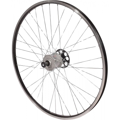 Rrotë e përparme biçiklete Shimano Nexus, 28", dynamo 6V 3W, e zezë