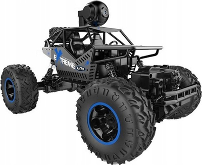 Makina me komandë R/C off-road Xtreme, me kamerë HD, shkallë 1:16, e zezë