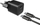 Karikues FIXED Mini me USB-C, PD, 30W, i zi + kabllo USB-C - USB-C, 1m, e zezë