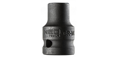 Kapak çelësi goditës NEO 1/2", 6-këndor, 12mm, i zi