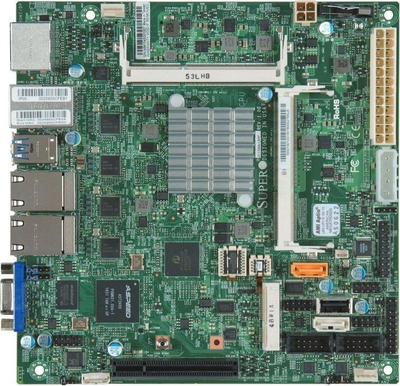 Pllakë amë Supermicro X11SBA-LN4F, Mini ITX, Intel Pentium N3700, jeshile