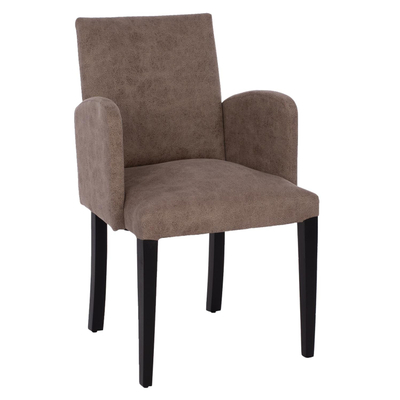 Kolltuk Lizette nubuck + këmbë druri 55×58×85 cm (HM9272.27)